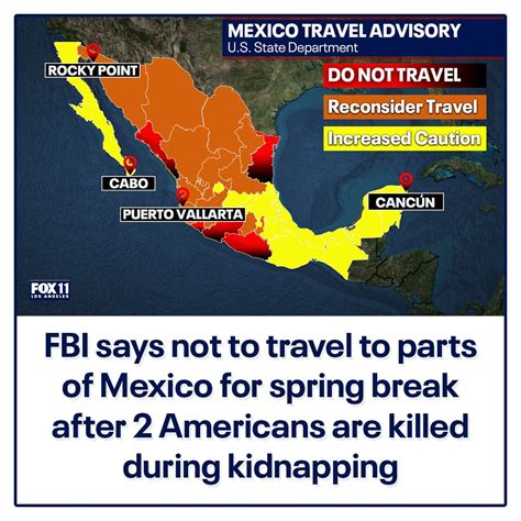 Spring break: What to know about Mexico's 'do not travel' warnings